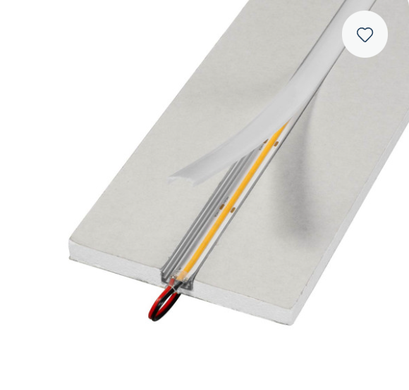 Cartongesso con Profilo in alluminio Integrato - Taglio di Luce LED